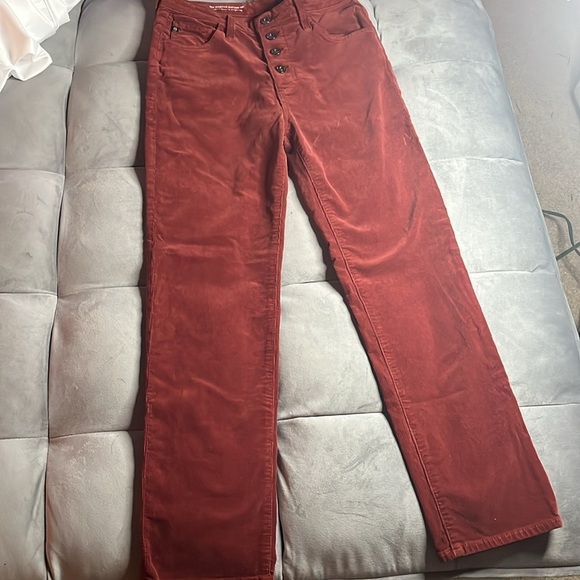 “AG: Adriano Goldschmied-The Isabelle Button Up Corduroy Pants size 27R” - Picture 7 of 9